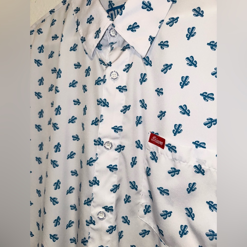 DIXXON Party Cactus Button Down Shirt